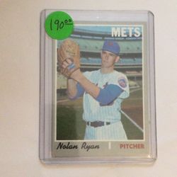 1970 Topps Baseball Card.   Nolan Ryan. # 712