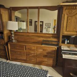 White Oak Mirror Cabinets As Is