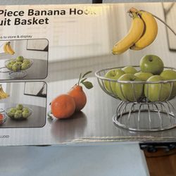 3 Piece Banana Hook and Fruit Baskets