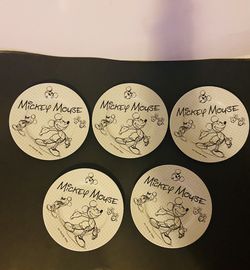 Disney Mickey sketch Book Plates