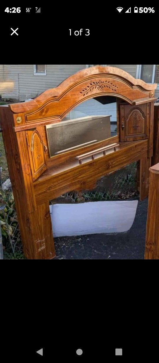 Matching Headboard,Dresser, And Mirror
