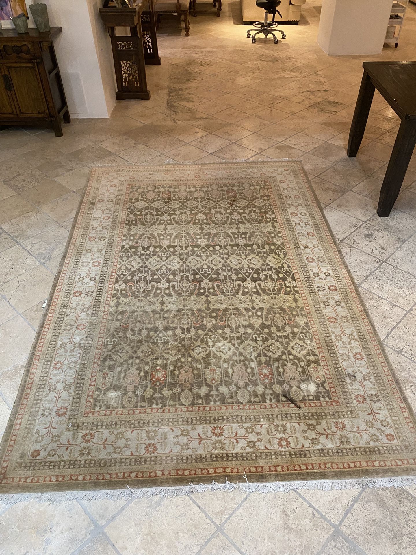 100% Wool Pile Large Area Rug