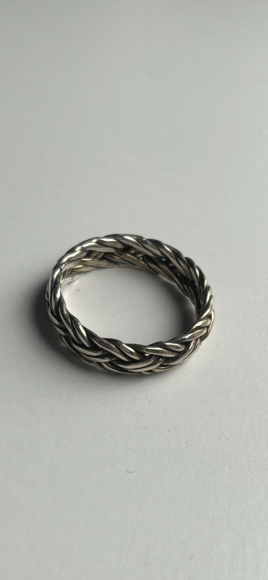 Silver Fox Link Ring Size 12.5
