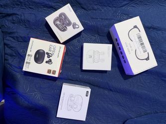 Wireless Audio Bundle - AI Smart Glasses, TOZO & Open Ear Clip Earbuds Lot