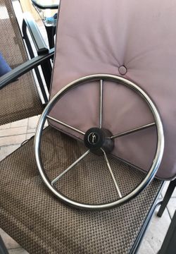 Boat steering wheel