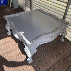 Antique And Unique Wood Table 