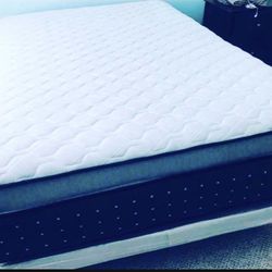 MATTRESS Queen Size Double Pillow Top Medium And Firm Orthopedic 14”thick Brand New We Finance We Deliver