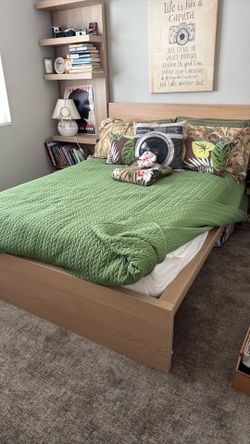 IKEA Malm full size bed frame.