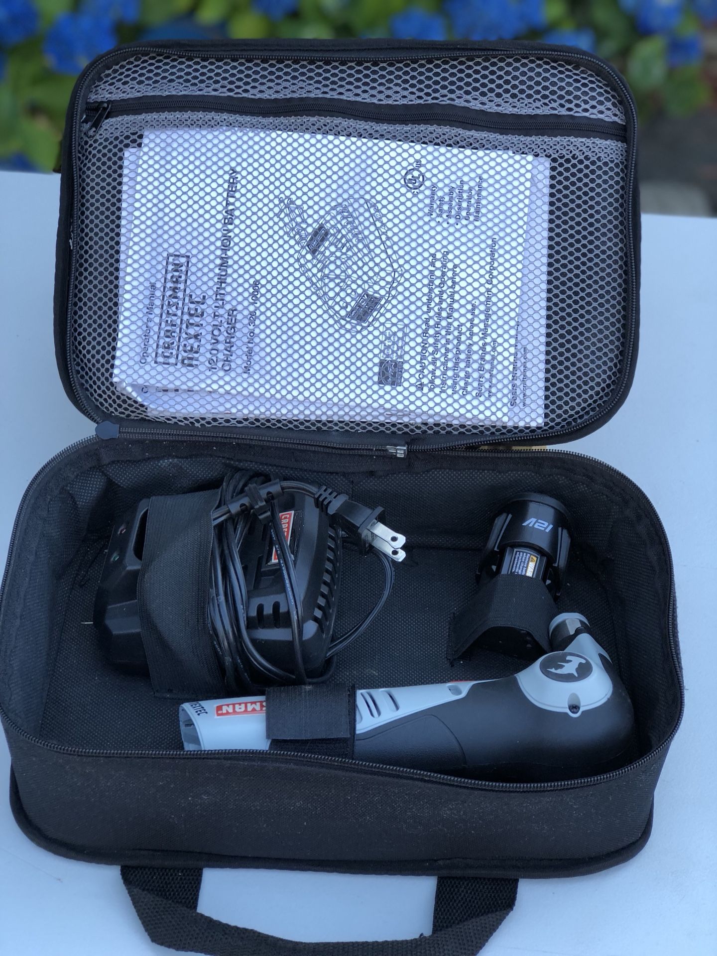 Craftsman Nextec 12volt Lithium Ion Cordless Hammerhead AutoHammer with Diehard 12v battery, charger,and case new tool