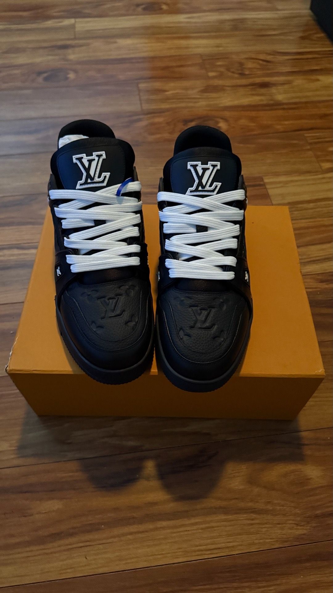Black LV Trainers Men’s 12