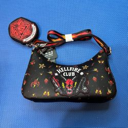 Loungefly Stranger Things Hellfire Club Crossbody Purse - NWTs 