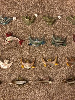 # 1 DEAL Glass Fish Figurines Collection