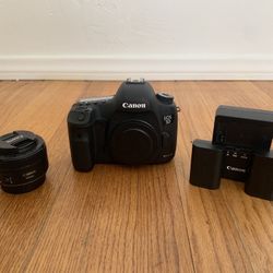 Canon 5D Mark III camera and Lens