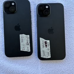 2 iPhones 15 Att or cricket only