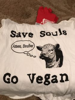 Vegan t shirt: small