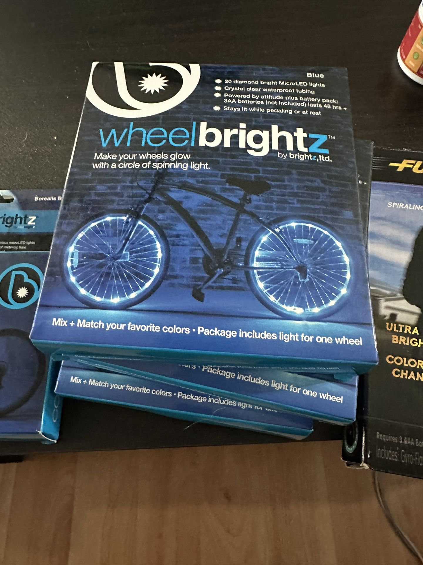 WheelBrightz by Brightz ltd. 1 LED Light String for 1 bike Wheel New