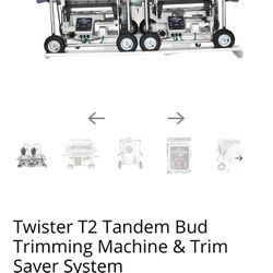 Twister T2 Tandem Bud Trimming Machine & Trim
