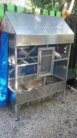 Aluminum and Stainless Bird Cage