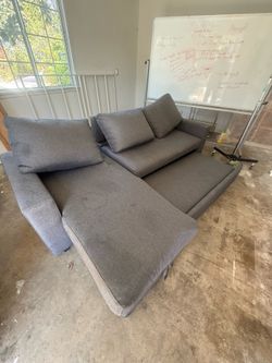 Small Gray Sectional Couch