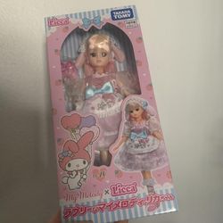 Japan Takara Tomy Licca-Chan Doll my Melody  Sanrio doll