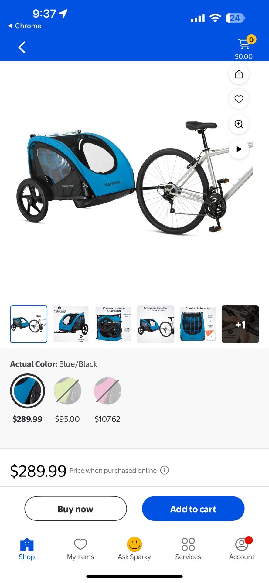 Schwinn Kids Bike Trailer