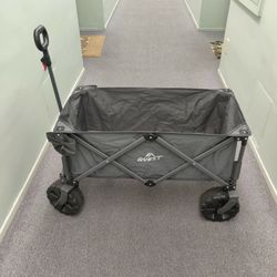 Quest Heavy Duty Beach Kids Utility Wagon With Sand Wheels