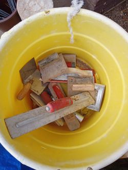 Lot of Used Masonry Trowels and Floats