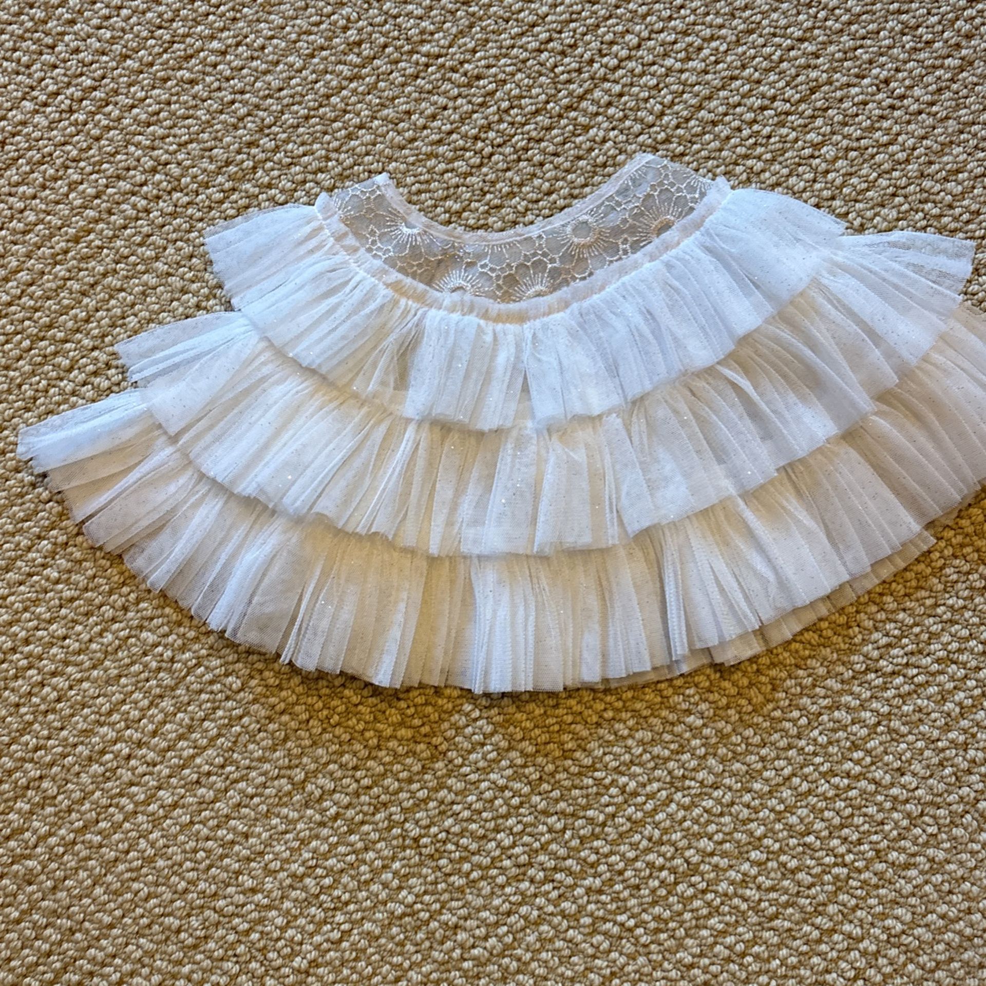 Baby Girl Lace Tutu Skirt Size 12M Super Skinny