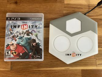 PS3 Disney Infinity game, dock and characters (2 Rare)