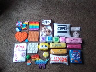 Paper squishys/pop its (you can trade or buy)