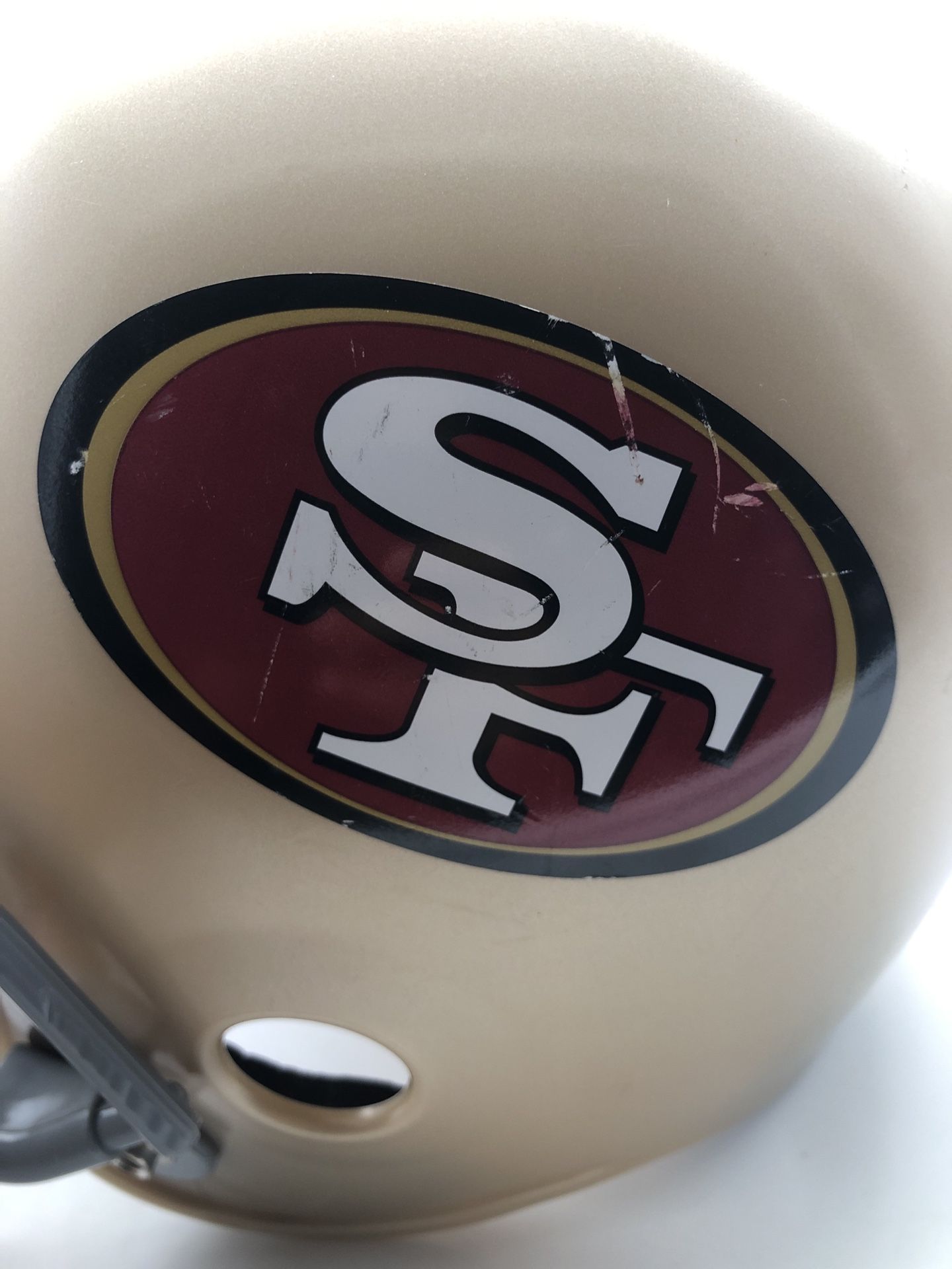 49ers Plastic Franklin Helmet