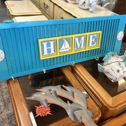 Upcycled Shutter Quad Towel Hook 