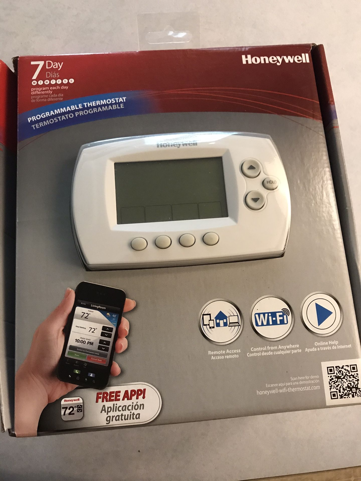 Honeywell WiFi thermostat new