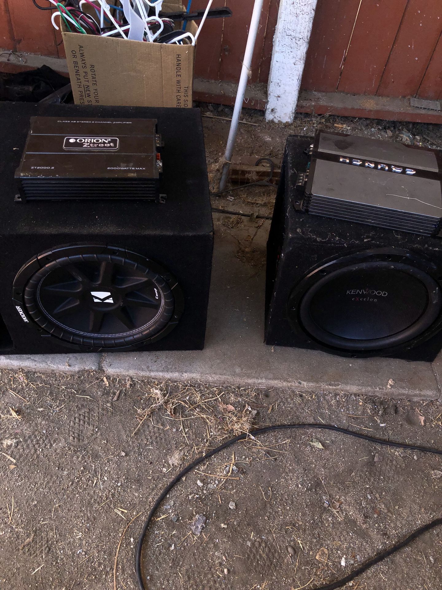 12 Inch Speakers Work Good Jus Collecting Up Dust In My Garage