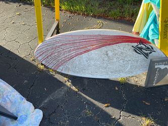 White skim board