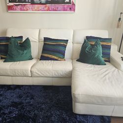 Havertys White Sectional