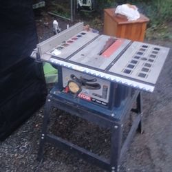 Ryobi 10" Table Saw with Stand - Works Great!