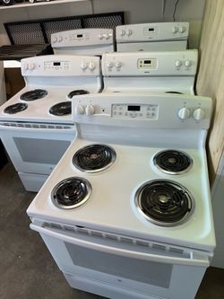 Electric coil stove 30” (1 month warranty)
