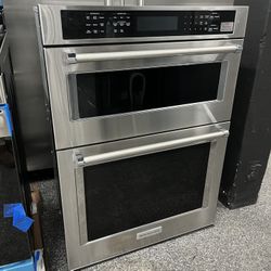 Kitchen Aid 30” Microwave Oven Combo Electric Convection 