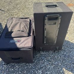 2 Demo Cases With Wheels 