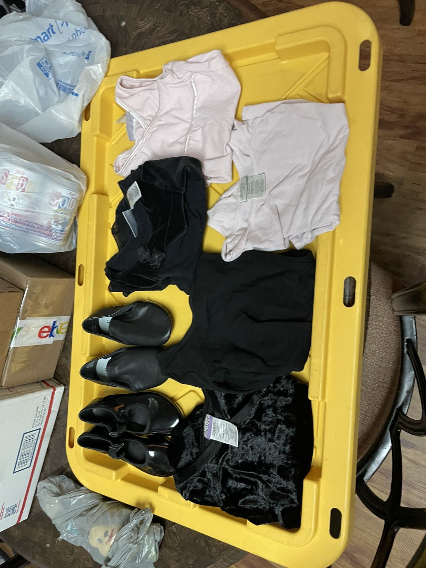 Girls Dance Lietards Skirts Shoes For Girls Age 3-4