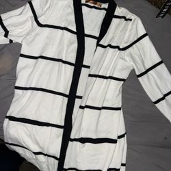 Black And White Cardigan 