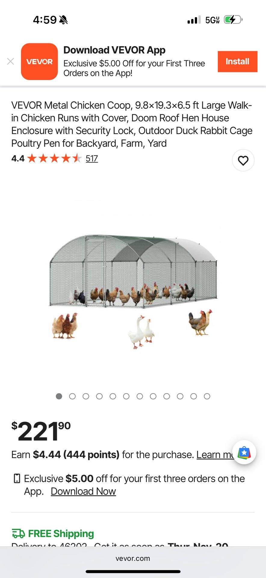 Walk-In Chicken Coop