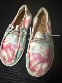 Hey Dude Tie-Dye Canvas Slip-On Shoes