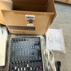 Powered Mixer, Bluetooth, for Live Bands and DJs