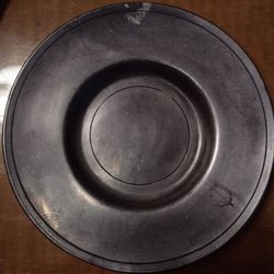 Antique 18th Century Pewter Plate - Continental European / Engelzinn Touchmark