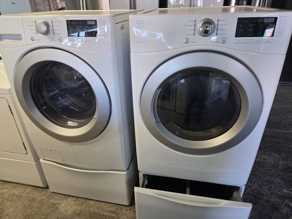 Kenmore Washer And Dryer Electric Set Warranty Financing With Snap If You Qualify