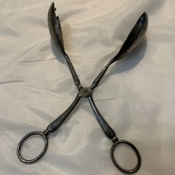 Vintage Eales 1779 Scissor Serving Tongs Silverplated