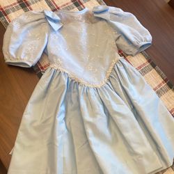 Vintage Dusty Blue Dress