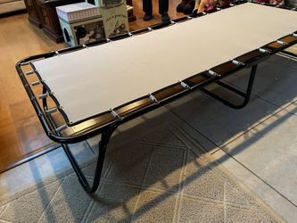 New Foldable Twin Size Cot Bed With Mattress 